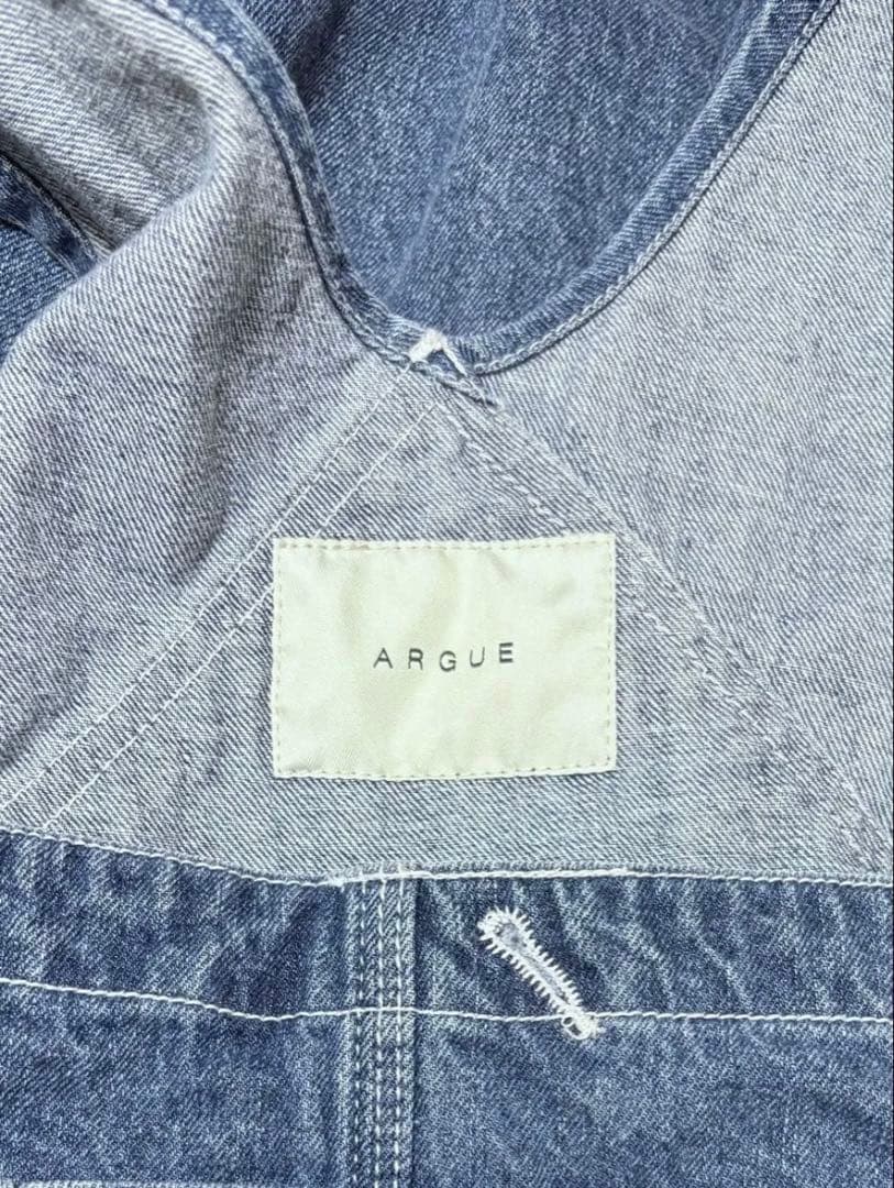 サロペット・オーバーオール・オールインワン ARGUE OVERSIZED LADY OVERALL DENIM