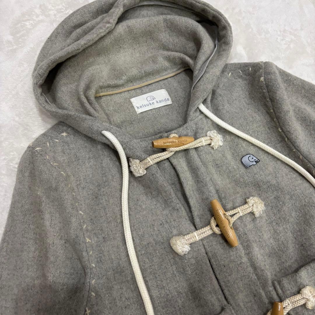 ケイスケカンダ　keisuke kanda ダッフルコート　グレー