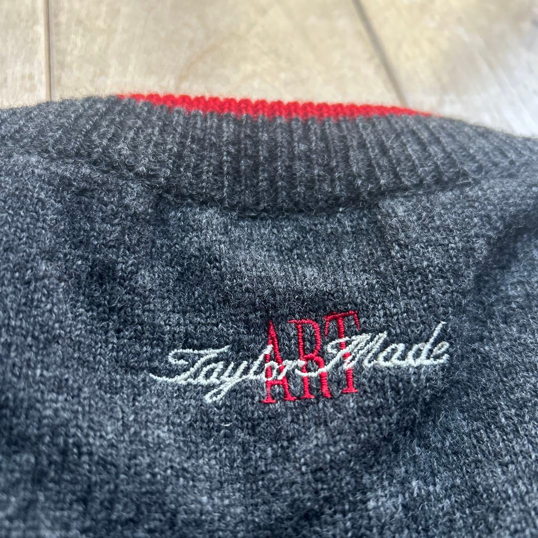 Taylor Made グレー Vネックセーター M