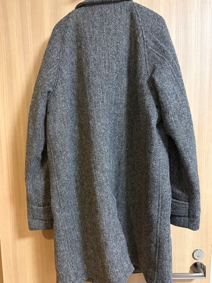 ビームス プラス Bal Collar Coat Harris Tweed