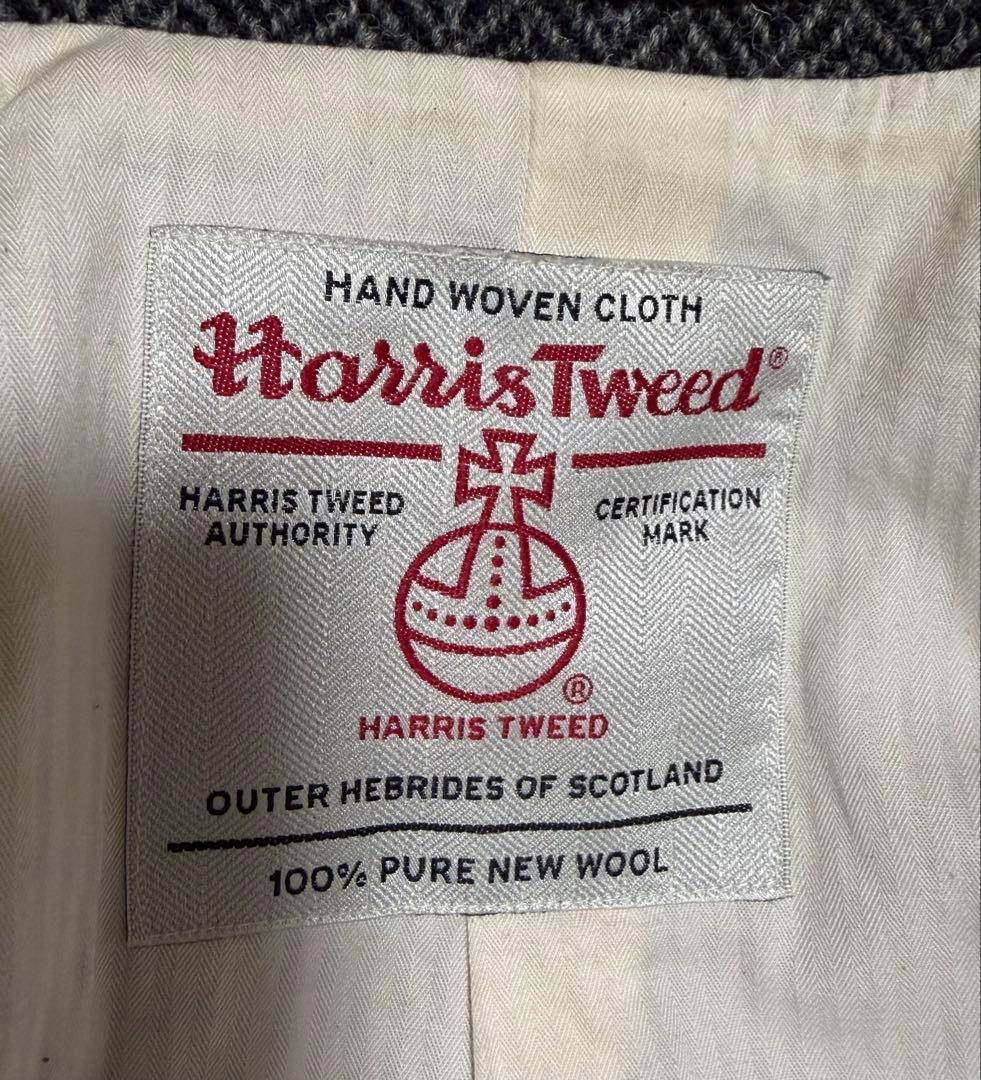 ビームス プラス Bal Collar Coat Harris Tweed