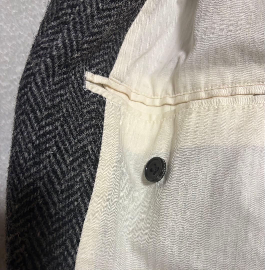 ビームス プラス Bal Collar Coat Harris Tweed