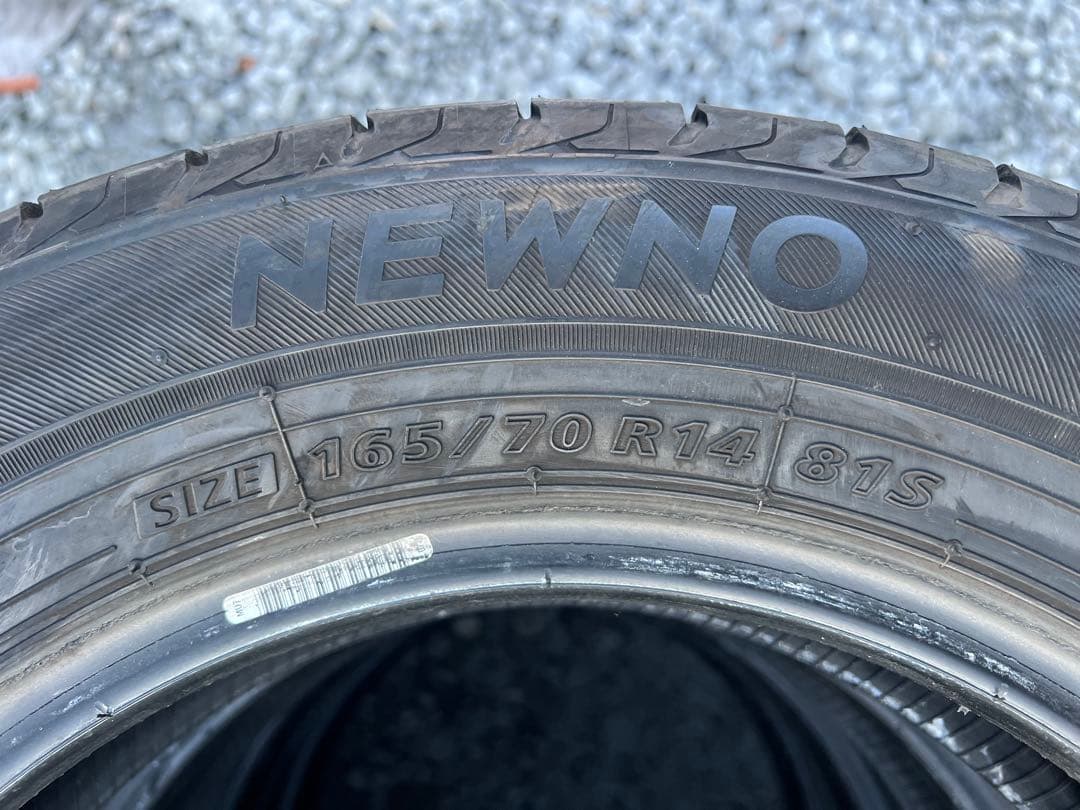 ブリヂストン　ニューノ　165/70r14 24年製　バリ山