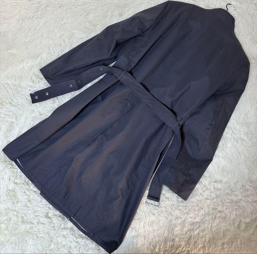 バーバリーロンドン トレンチコート ノバチェック グレー XL