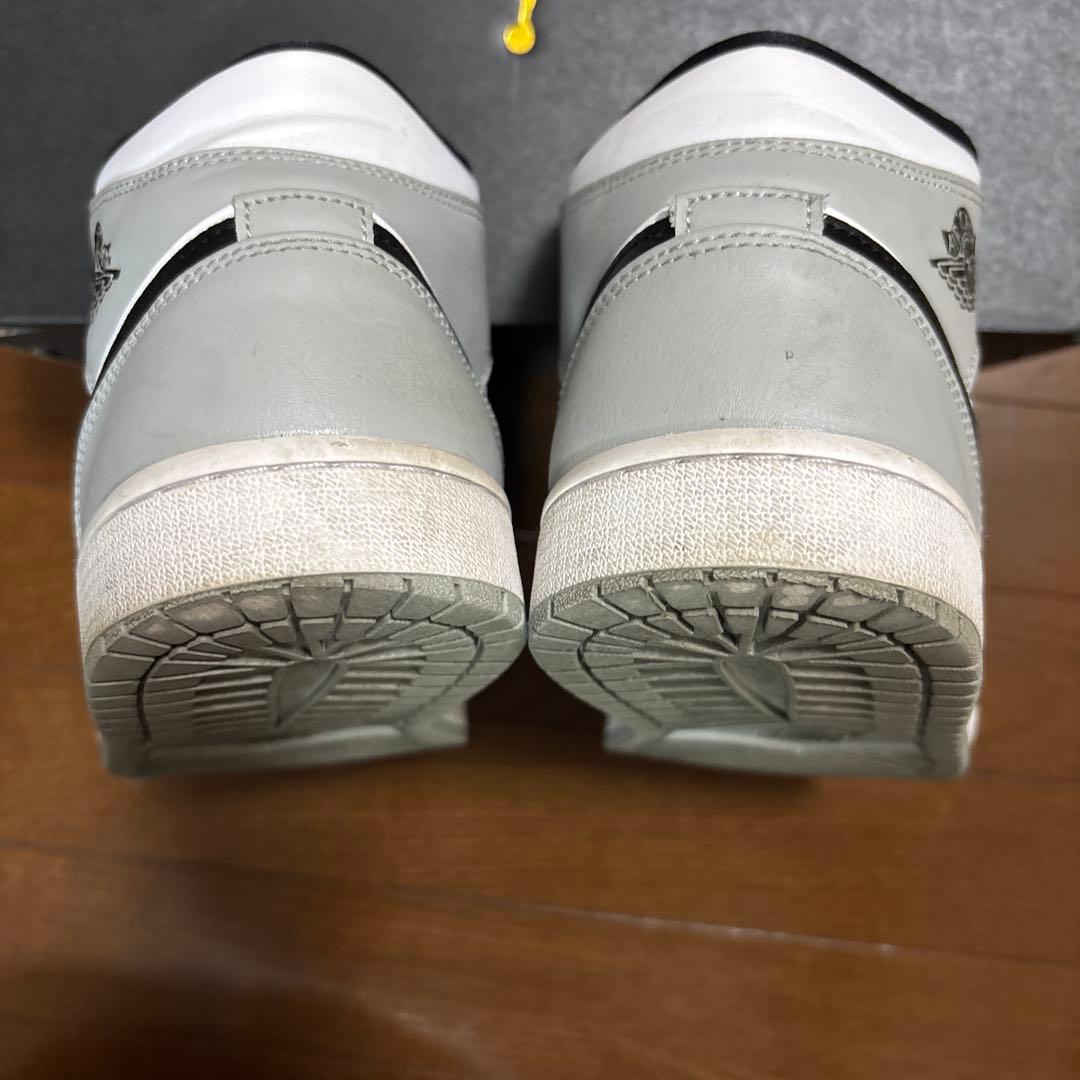 NIKE エアージョーダン1 MD グレー／フォントダスト/ホワイト/ブラック