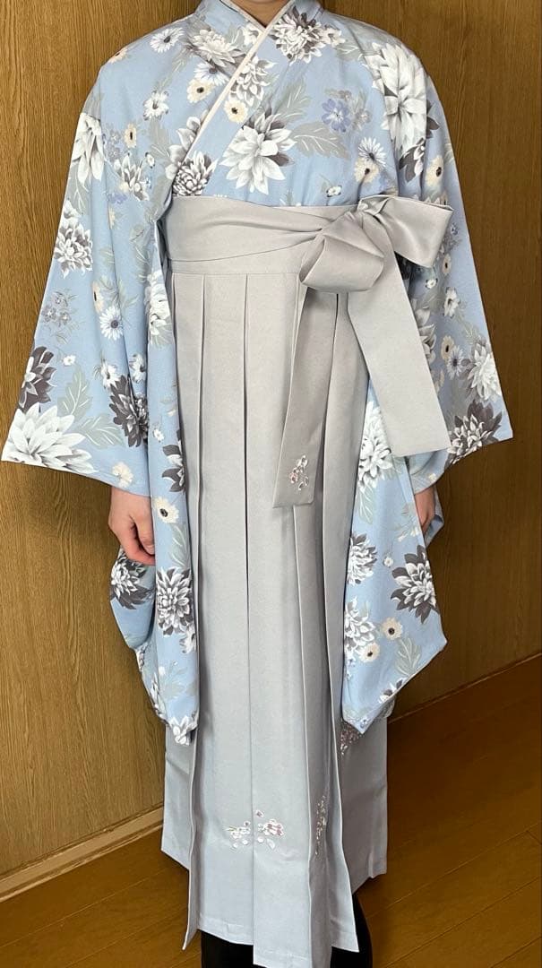 キャサリンコテージ キッズ ダリアエクア×灰色袴セット