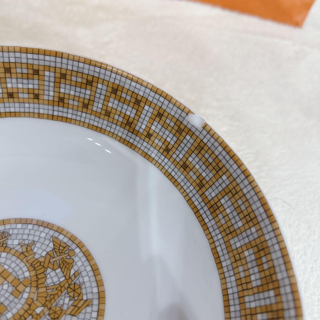 HERMES エルメス ゴールド シリアルプレート 小さな欠け有