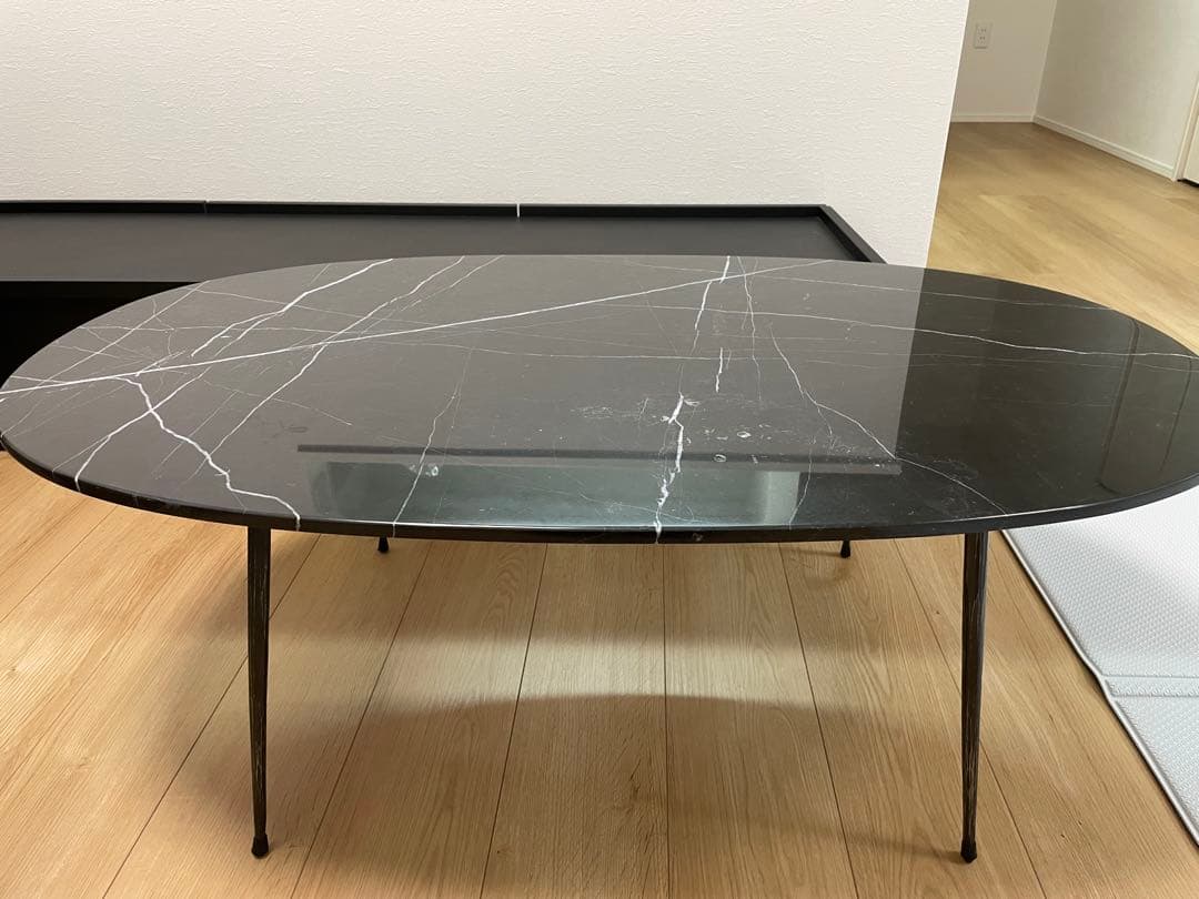 モデル展示 未使用品 大理石ローテーブル 東馬 GART