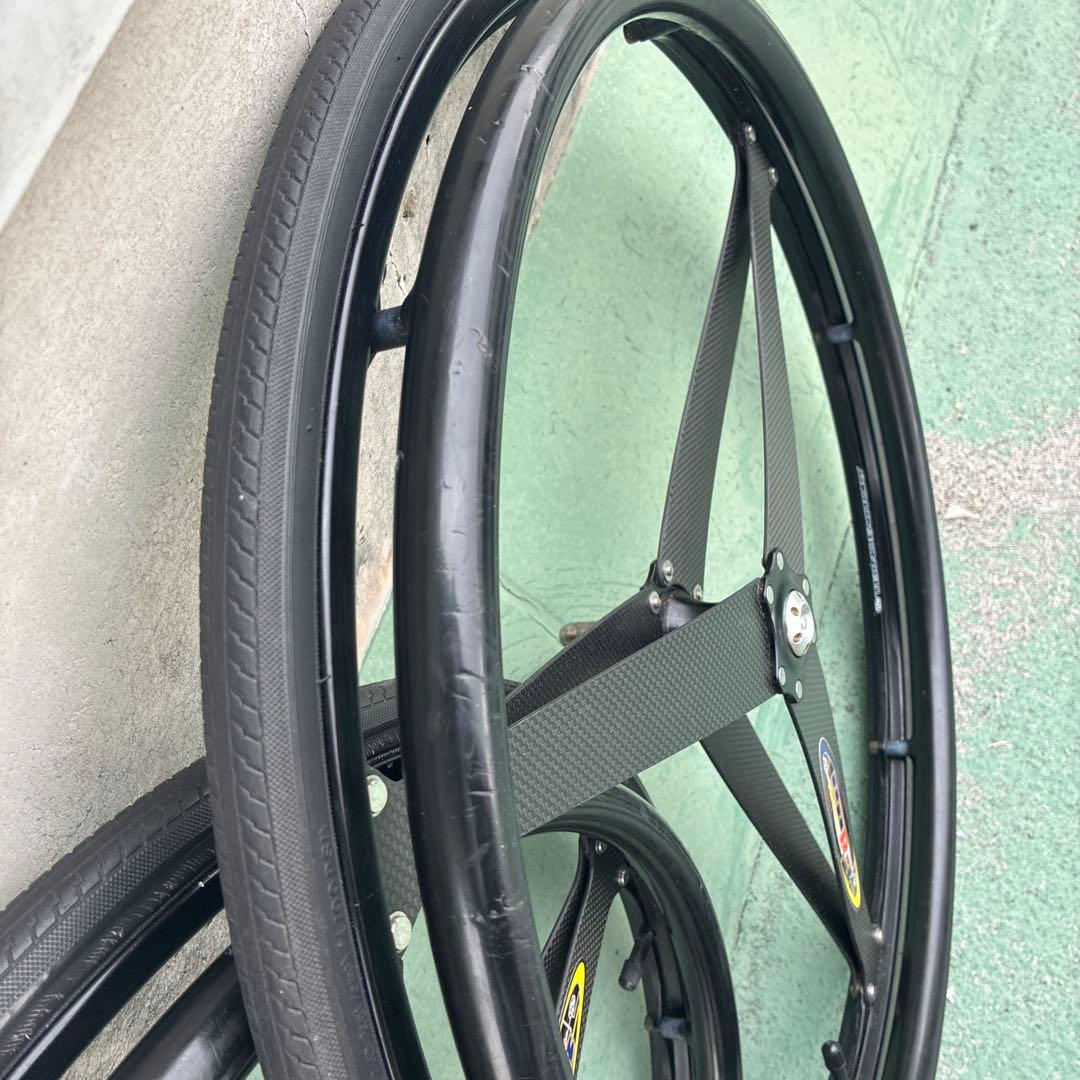 OX製　車椅子用カーボンホイール　車椅子