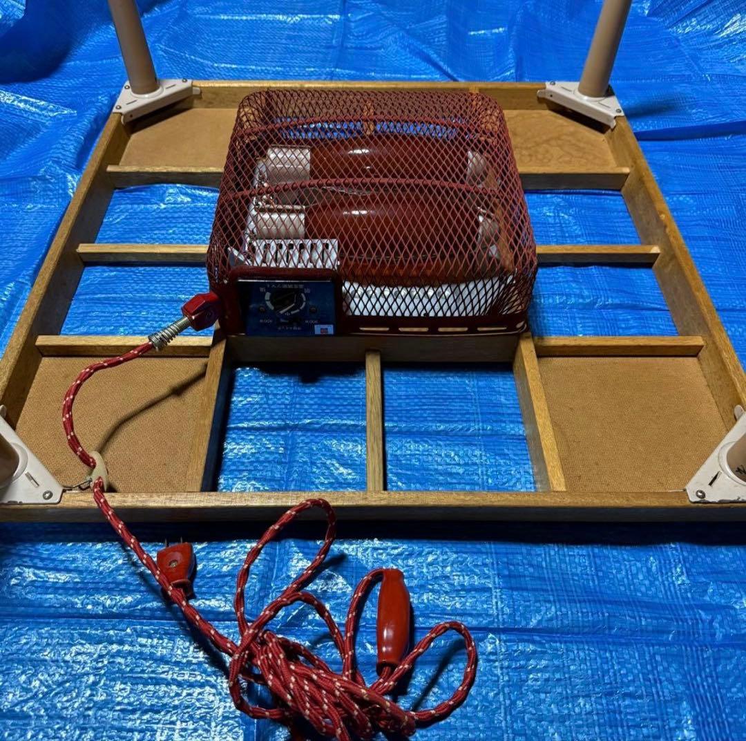 【レア】National 電気こたつ 麻雀卓 リバーシブル 家電 昭和レトロ