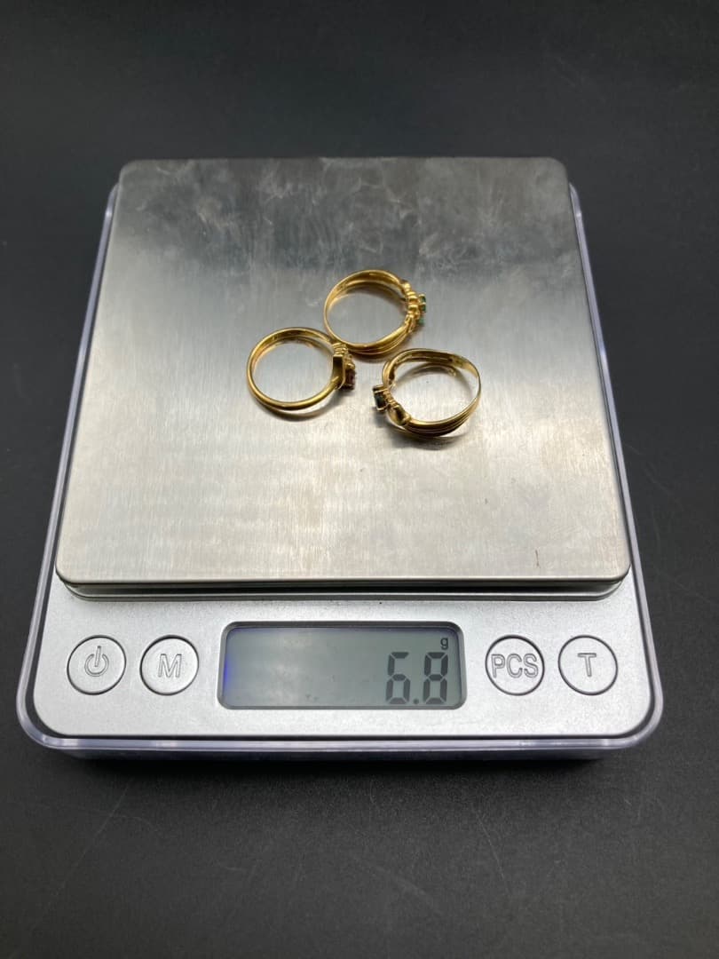 k18 リング 3点セット 約6.8g