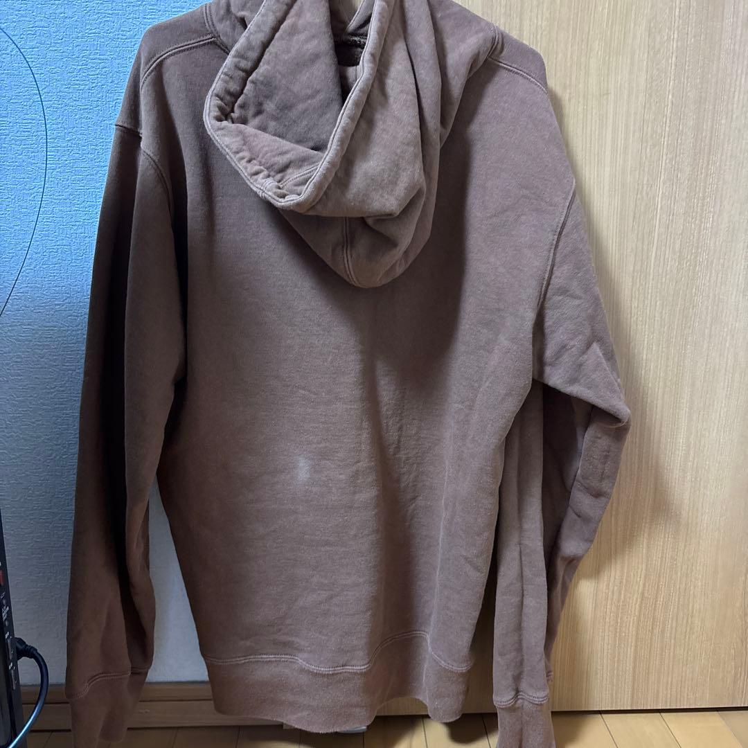 supreme ブラウン フーディー L