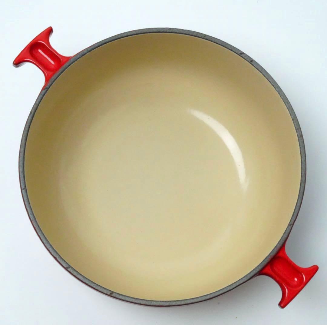 LE CREUSET　ココット ロンド チェリーレッド　20cm ママシリーズ