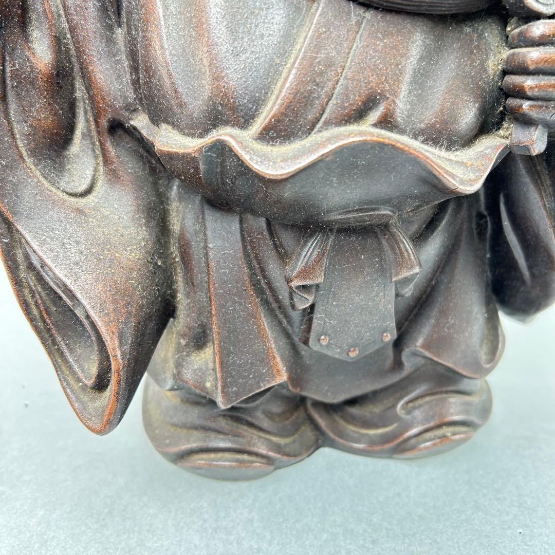 桃蹊堂造 福禄寿 約18cm 七福神 縁起物 伝統工芸品 置物