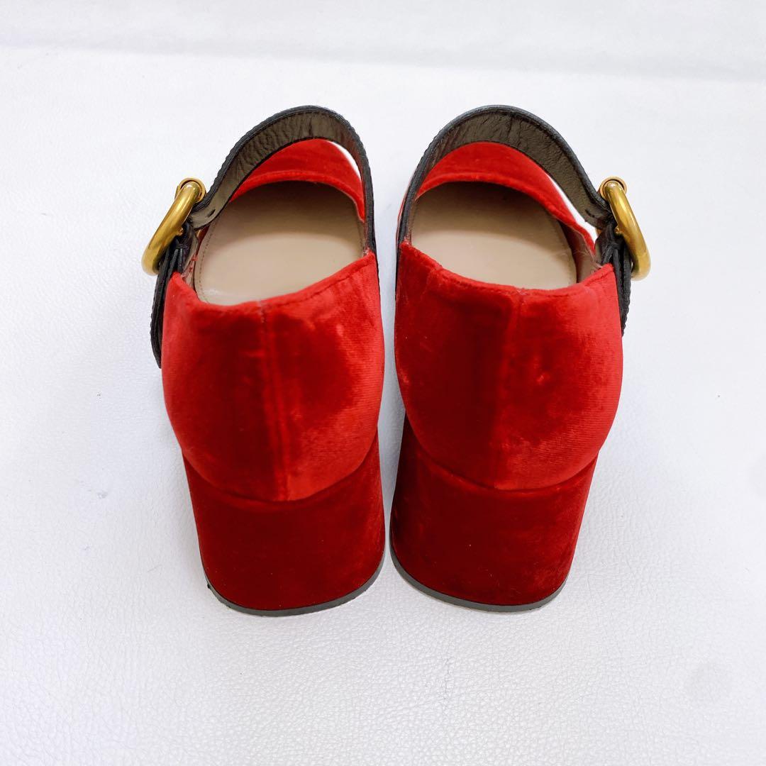 NY VINTAGE 専用 PRADA プラダ メリージェーン チャンキーヒール