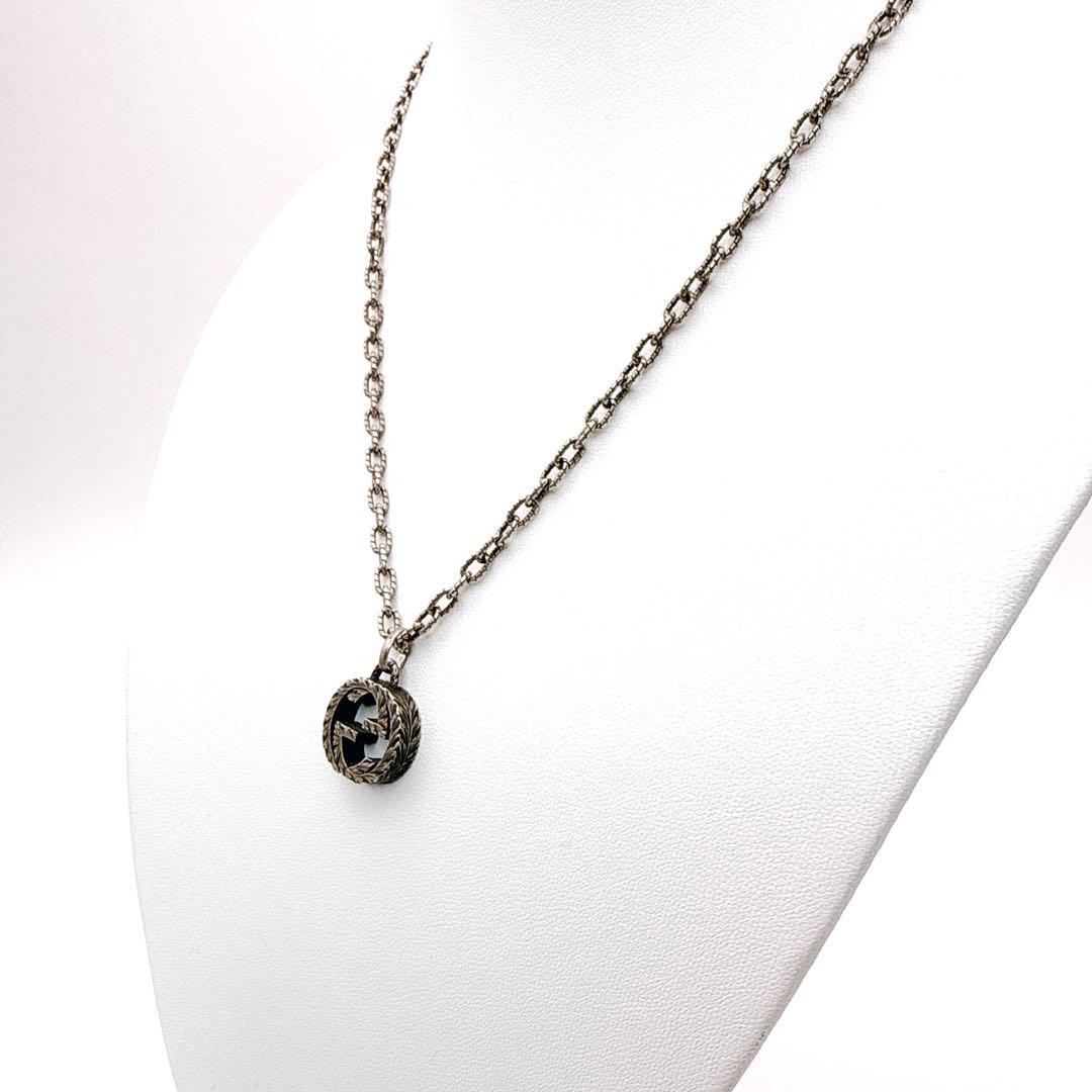 GUCCI グッチ ネックレス インターロッキングG アラベスク ラージ