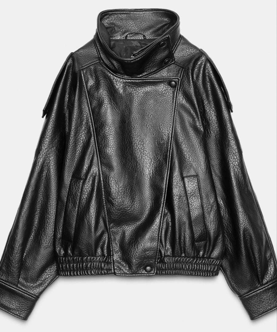 ZARAフェイクレザージャケットXXL(現行品)