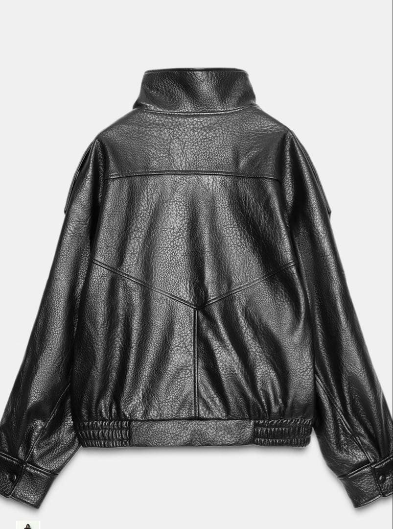 ZARAフェイクレザージャケットXXL(現行品)