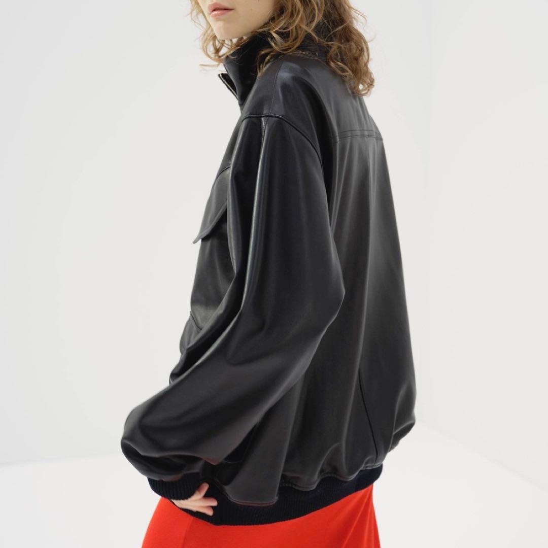 美品！AURALEE オーラリー レディース レザーブルゾン 24AW 1
