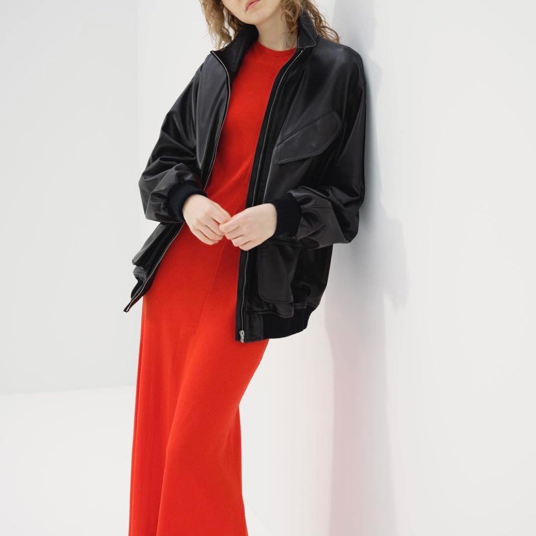 美品！AURALEE オーラリー レディース レザーブルゾン 24AW 1
