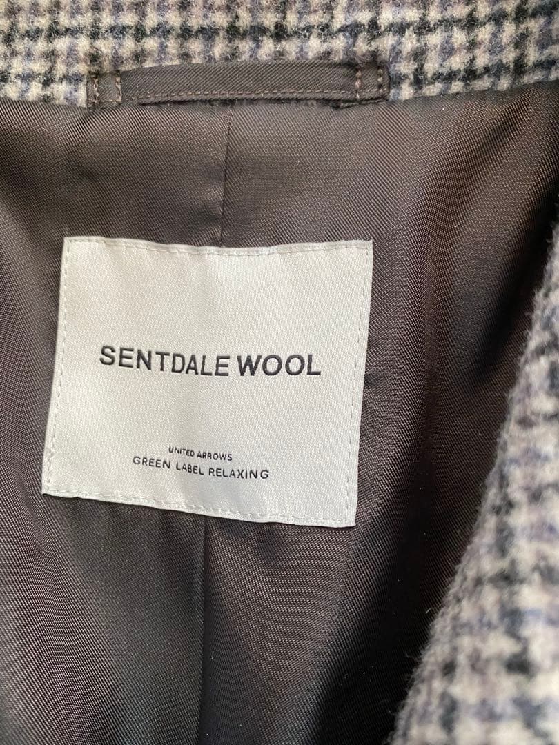 グリーンレーベルリラクシング　SENTDALE WOOL ステンカラーコート