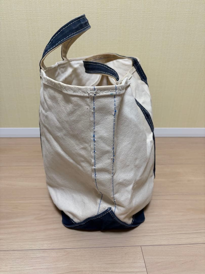 希少 80's 90s ビンテージ L.L.Bean 2色タグ トート紺