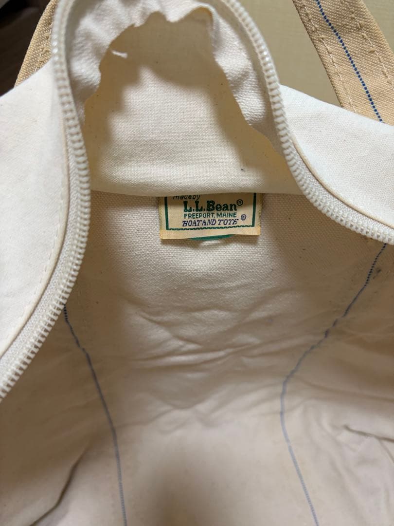 希少 80's 90s ビンテージ L.L.Bean 2色タグ トート紺
