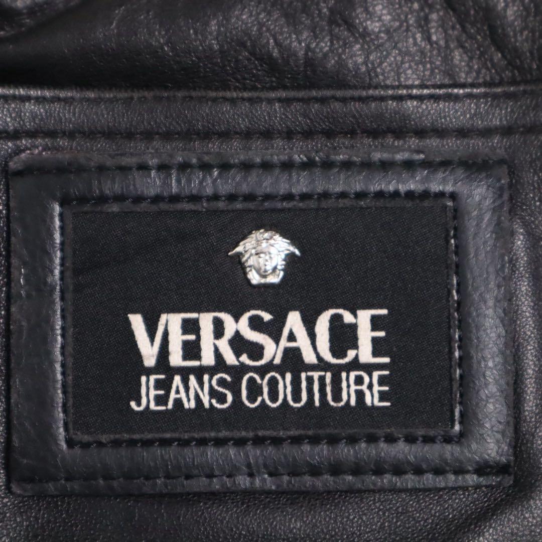 パンツ versace classic v2 archive leather pants