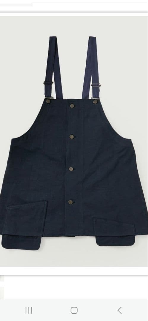 papier Cut overall/Navy　美品