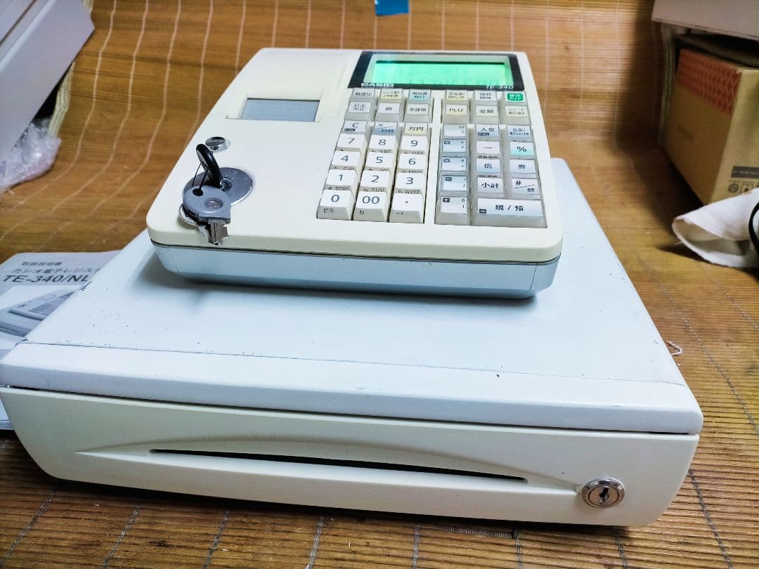 カシオレジスター　TE-340/NL300　フル設定無料　000188