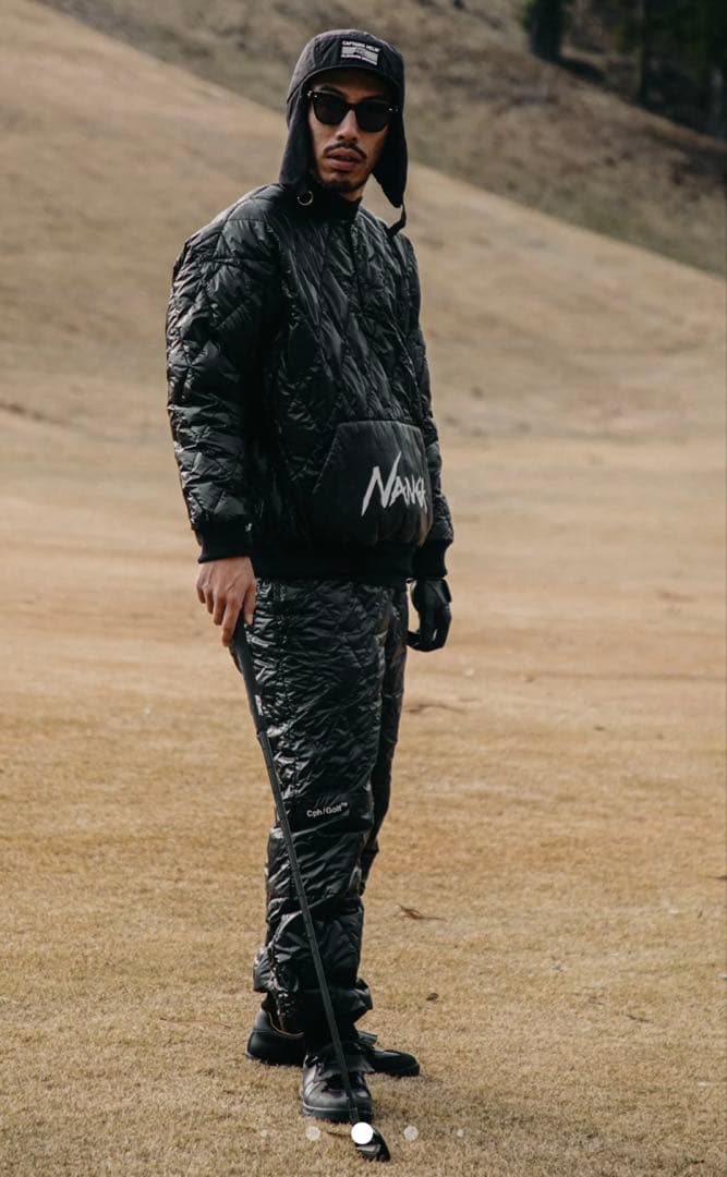 cph golf × NANGA キルティングパンツ