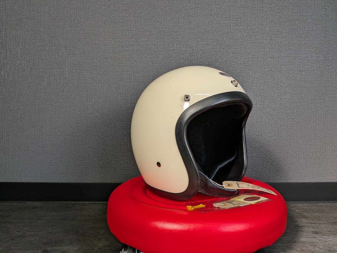 オーシャンビートル製品 ジェットヘルメット アイボリー新品