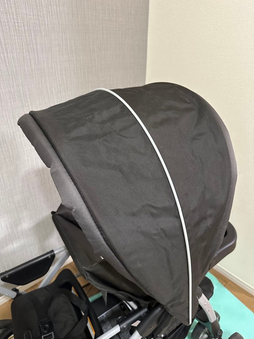 グレコ GRACO ルームフォーツー 2人乗りベビーカー 黒