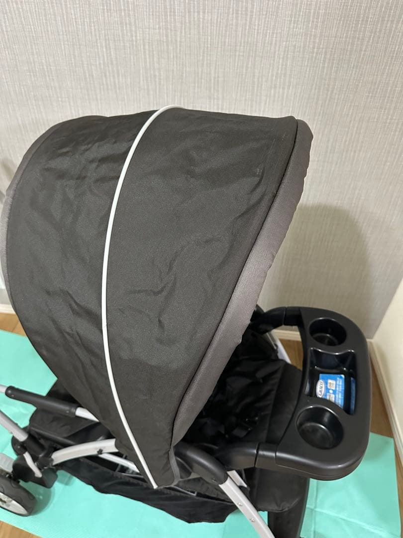 グレコ GRACO ルームフォーツー 2人乗りベビーカー 黒
