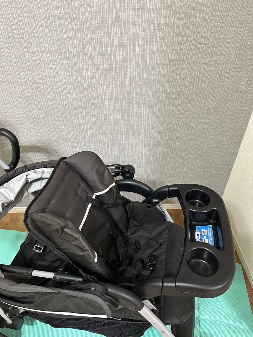 グレコ GRACO ルームフォーツー 2人乗りベビーカー 黒