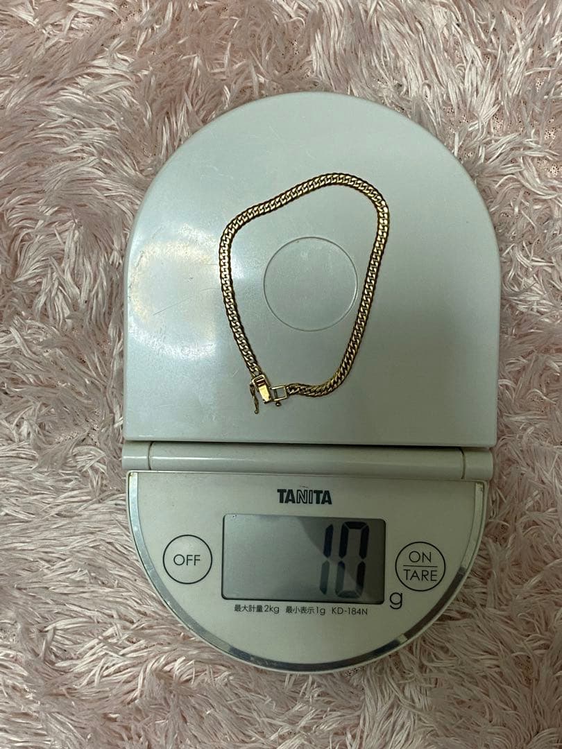ト*ロ様 【中古】18金 喜平ブレスレット ダブル6面 10g 22cm