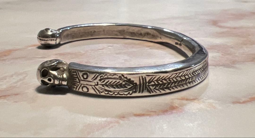 Chan Luu チャンルー Sterling バングル スカル 骸骨 希少