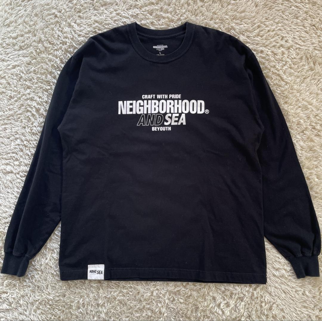 【NEIGHBORHOOD（ネイバーフッド）】W＆Sコラボ ロンT 黒 L