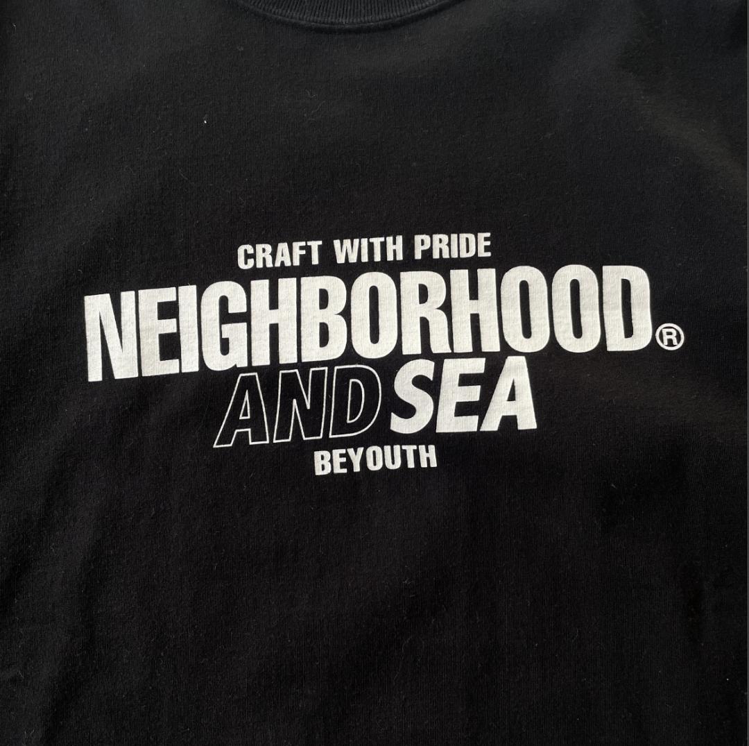 【NEIGHBORHOOD（ネイバーフッド）】W＆Sコラボ ロンT 黒 L
