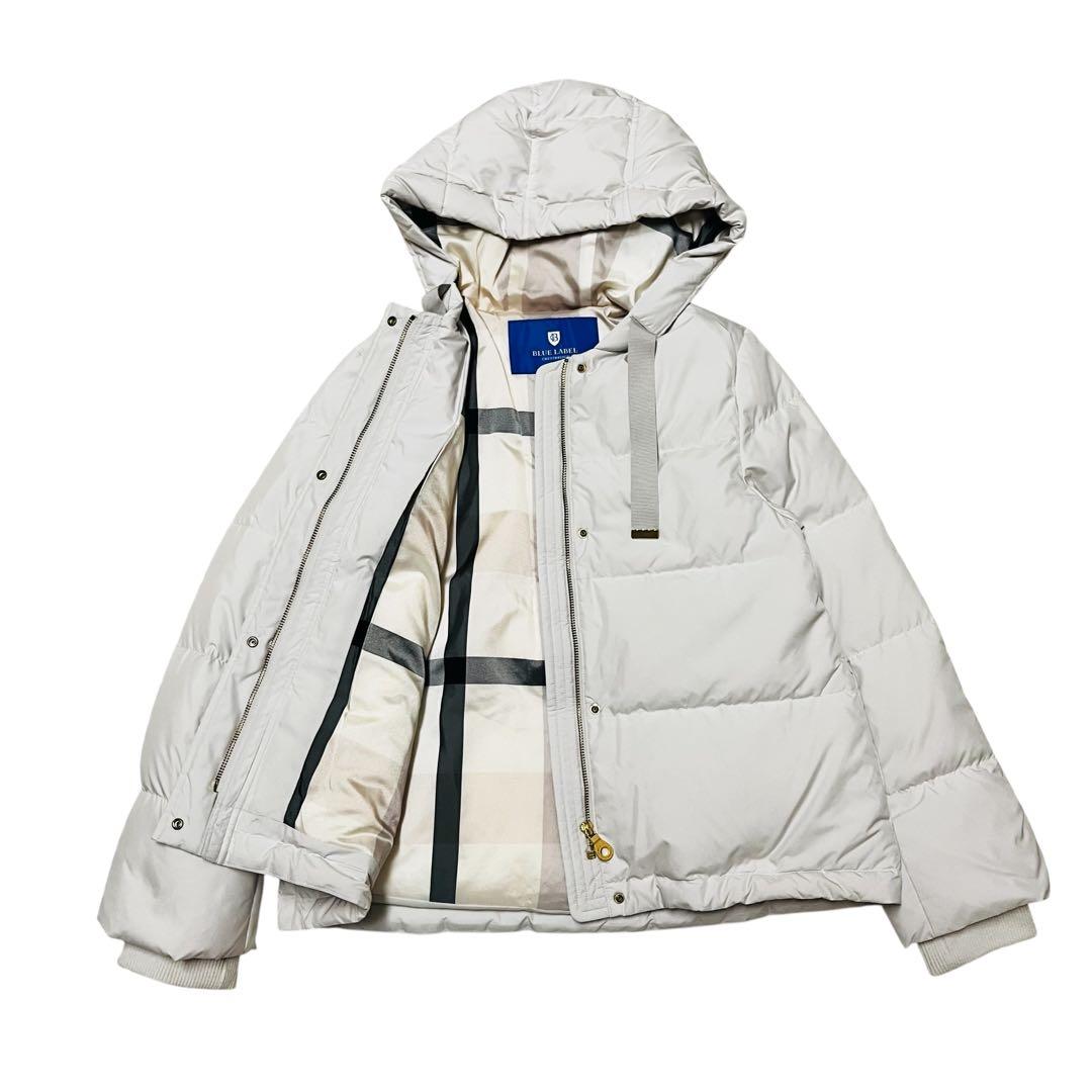 極美品✨　ブルーレーベルクレストブリッジ リサイクルタフタショートダウンコート