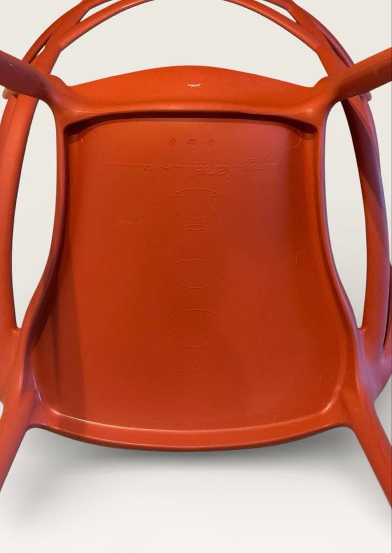 カルテル【Kartell】 椅子 マスターズ MAS-5865 ラスティオレンジ