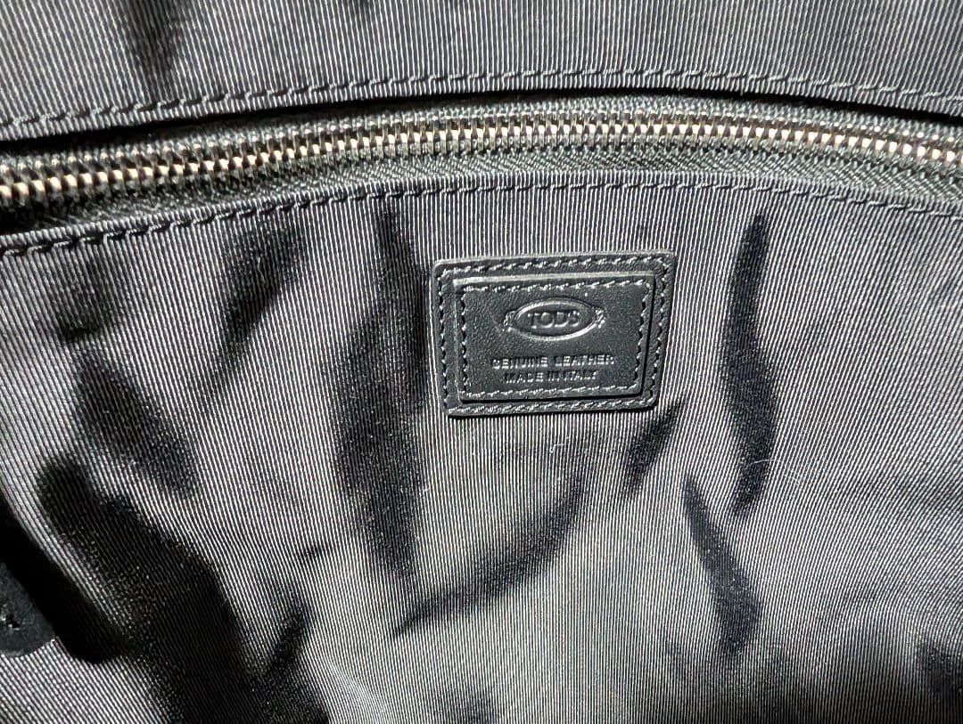 やまさん　Tod's Tライオン トープ レザー トートバッグ