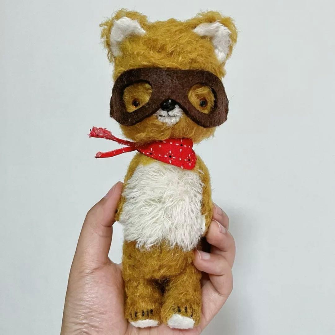 怪盗くまさん ぬいぐるみ ハンドメイド アーティストベア 海外作家様 テディベア
