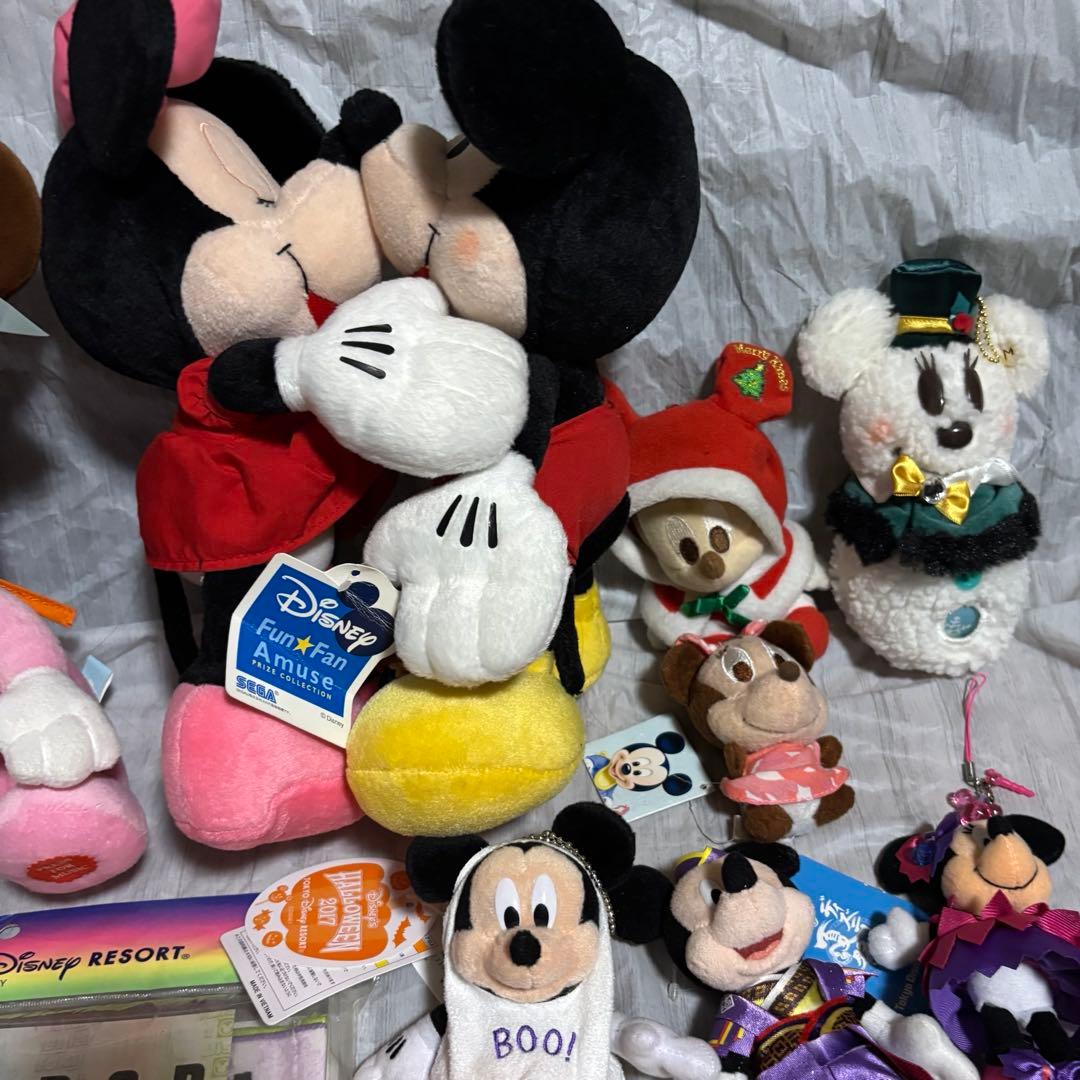 ディズニー ミッキー ミニー ストラップ マスコット ぬいバ 大量 まとめ売り