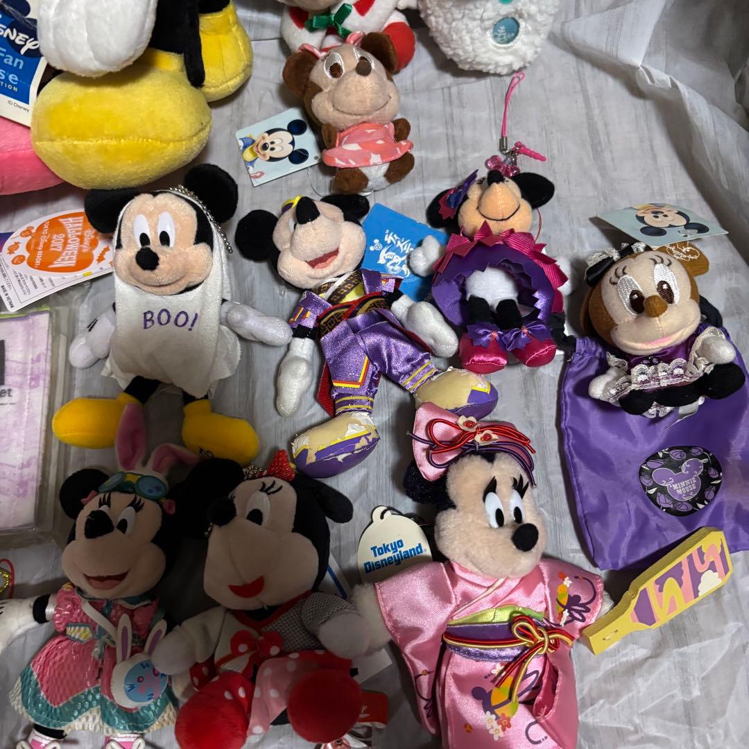 ディズニー ミッキー ミニー ストラップ マスコット ぬいバ 大量 まとめ売り
