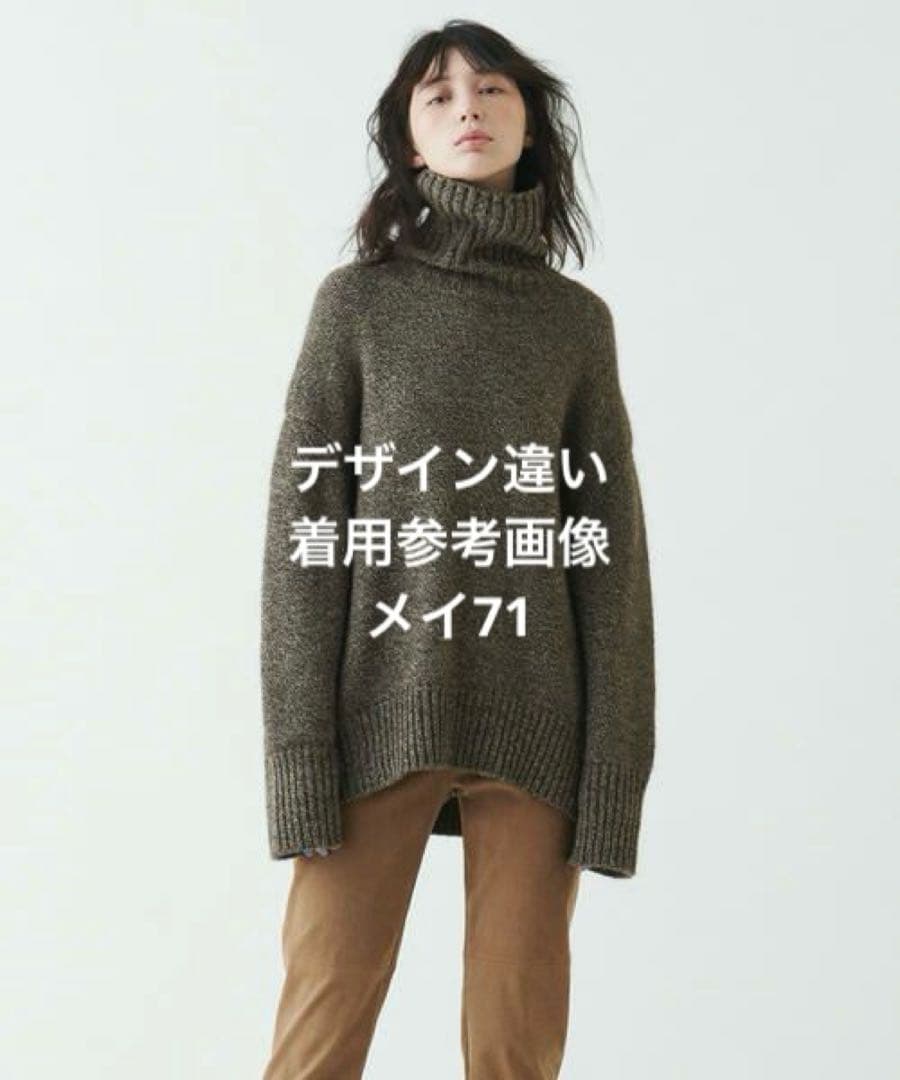 GALERIE VIE ヤクキャメル　クルーネックネックプルオーバーユニセックス