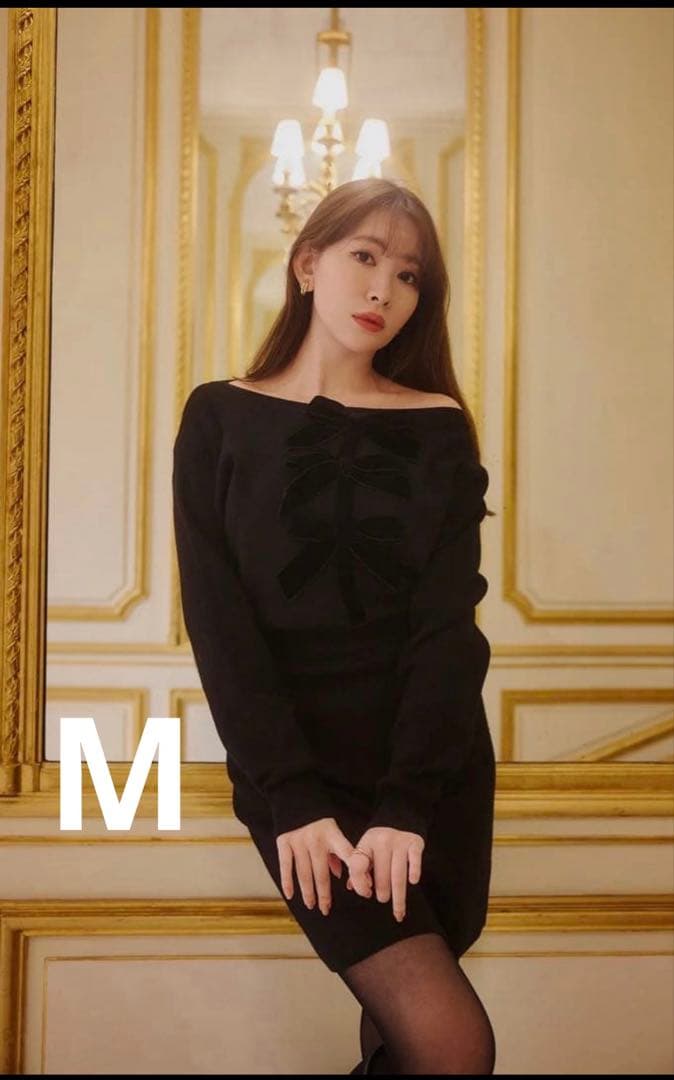 ワンピース herlipto Simone Knit Mini Dress