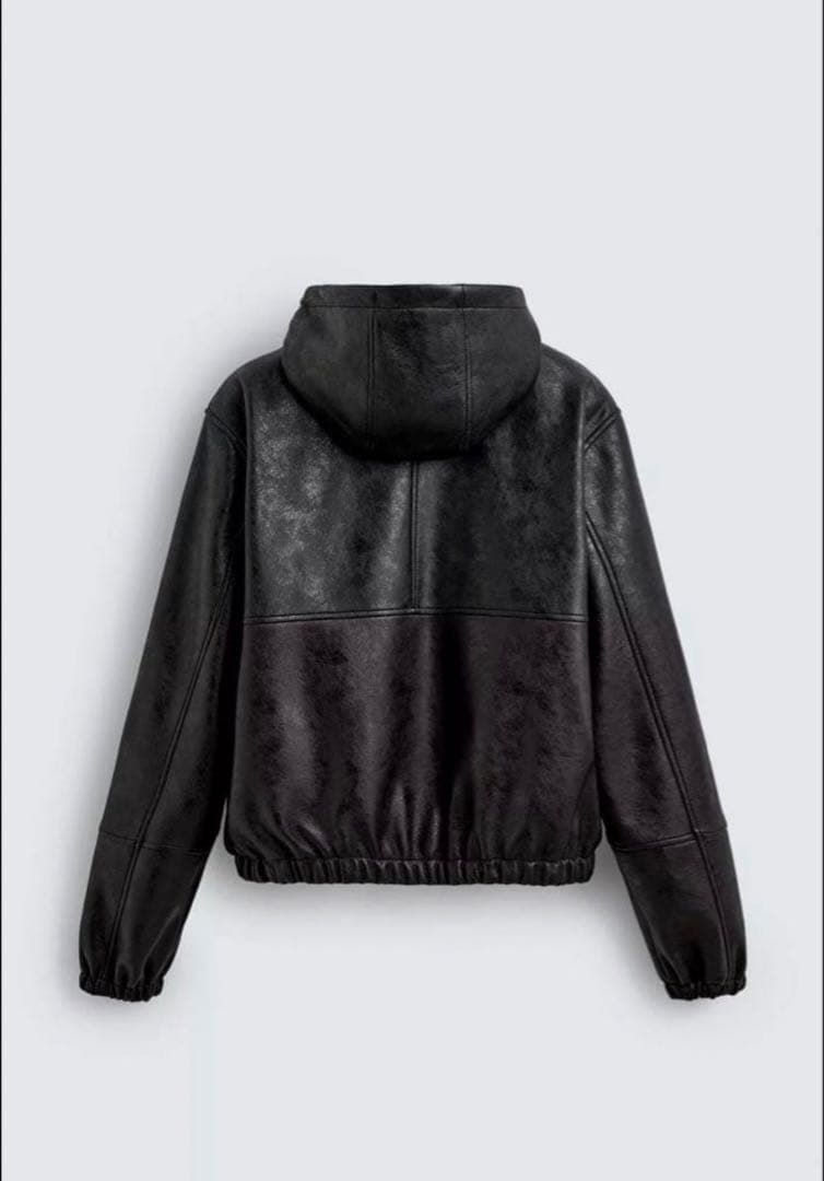 ZARAフーデッドジャケット