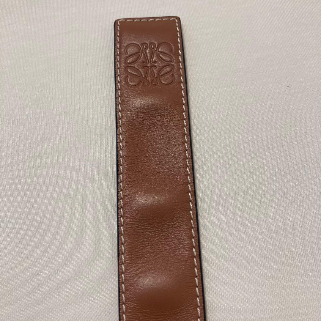 LOEWE ロエベ　スラップブレスレットスモール　カーフ　タン