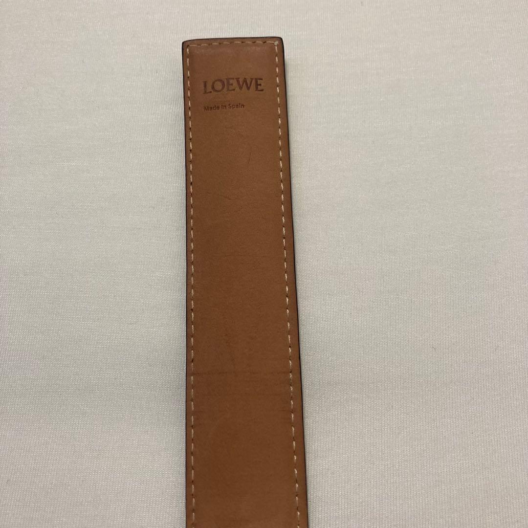 LOEWE ロエベ　スラップブレスレットスモール　カーフ　タン